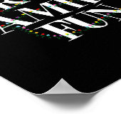 強制家族おもしろい – 家族のクリスマスプレゼント ポスター (角)