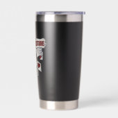 強制的な愛情表現の日バレンタインデー 保温保冷タンブラー (左面)