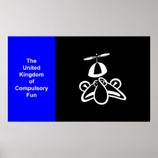 強制統一されたおもしろい国 ポスター