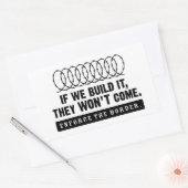 強制縁ど! 長方形シール (封筒)