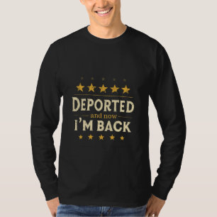 強制送還され、今は移民メキシコに戻る Tシャツ