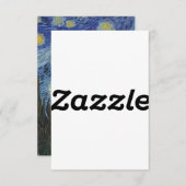 強制選択なし 招待状 (正面/裏面)