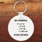 強力である(動力方程式)勉強物理学 キーホルダー (正面)