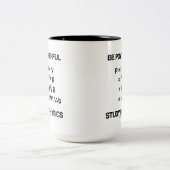 強力である（動力方程式）勉強物理学 ツートーンマグカップ (中央)