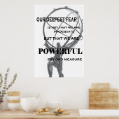 強力で測り知れない ポスター (キッチン)