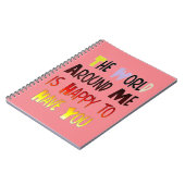 強力なウェルカムメッセージ:やる気を起こさせる引用文 ノートブック (左側)