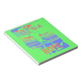 強力なエコUSAヒラリー我々は強い峠である希望 ノートパッド (アングル)