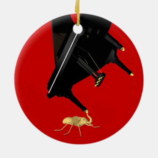 強力なエレプアン セラミックオーナメント (裏面)