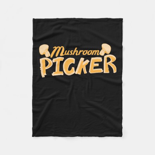 強力なキノコの選択 フリースブランケット (正面)