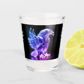 強力なクリスタル・イーグルのアイコン ショットグラス (正面)