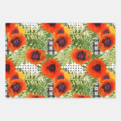 強力なケシ包み紙シート ラッピングペーパーシート (正面2)