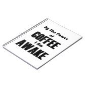 強力なコーヒー ノートブック (左側)