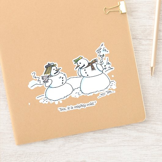 強力なコールドステッカー シール (ノートブック)