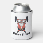 強力なサンタクロース重量挙げ 缶クーラー (缶正面)