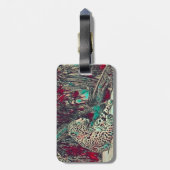 強力なジャガーモノグラム ラゲッジタグ (裏面縦)