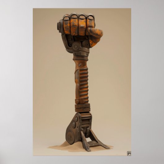 強力なジャックハンマー拳3Dポ描写スター ポスター (正面)