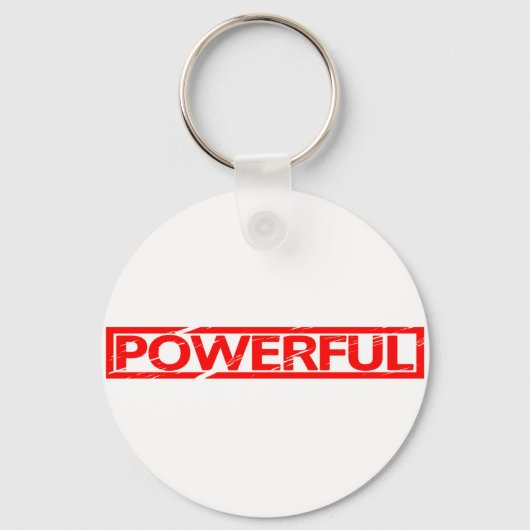 強力なスタンプ キーホルダー (正面)