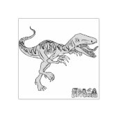 強力なスニーカー大胆不敵ラプターシール ラバースタンプ (インプリント)