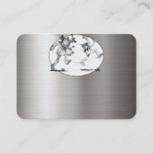 強力なタトゥーテンプレート、3.5インチx 2.5インチビジネス カー 名刺 (裏面)