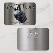 強力なタトゥーテンプレート、3.5インチx 2.5インチ   名刺 (正面/裏面)