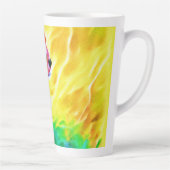 強力なチーテ絵画ー動物。買今 カフェラテマグ (右)