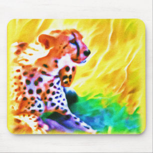 強力なチーテ絵画ー動物。買今 マウスパッド