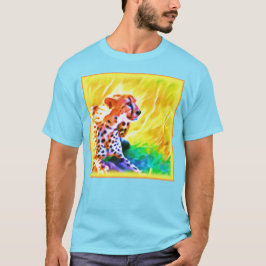 強力なチーテ絵画ー動物。買今 Tシャツ