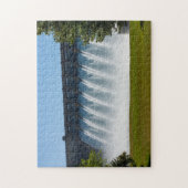 強力なテーブルの石のダム ジグソーパズル (縦)