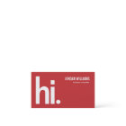 強力なハイモダン – 名刺 – 赤