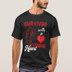 強力なハートバイパス手術回復オープンハートSu Tシャツ