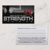 強力なハート名刺 名刺 (正面/裏面)