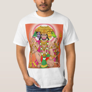 強力なパンチムキハヌマーンTシャツ - 神聖な保護 Tシャツ