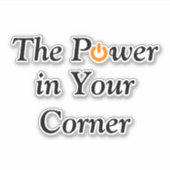 強力なビジネスモチベーションで最高の人生を実現しよう シール (正面)