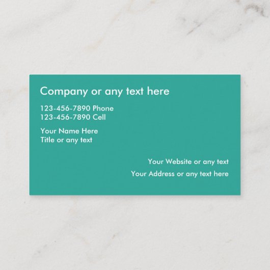 強力なフィットネスのインストラクターの名刺 名刺 (裏面)