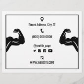 強力なミニマルフィットネストレーナー チラシ (裏面)