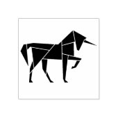 強力なユニコーンモダン抽象芸術アールデコ馬 ラバースタンプ (インプリント)