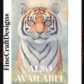 強力なリーガルタイガー、強烈な視線CB2デコページ 薄葉紙