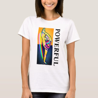強力な体操選手 Tシャツ