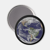 強力な冬の嵐を示す完全な地球。 マグネット (正面/裏面)