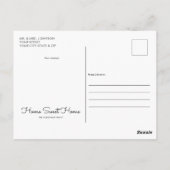 強力な単語ファミリツリー ポストカード (裏面)