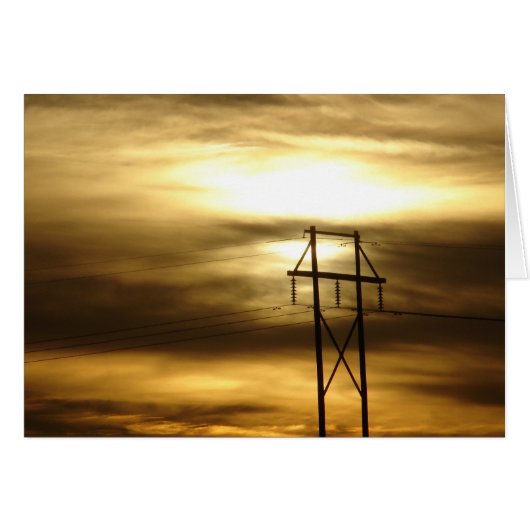 強力な夕日 (正面横)