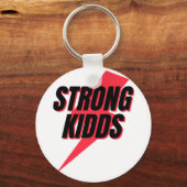 強力な子キーリンカッコいいグ キーホルダー (正面)