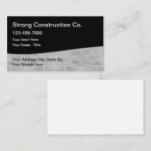 強力な建築サービス名刺 名刺 (正面/裏面)