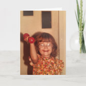 強力な挨拶状 カード (正面)