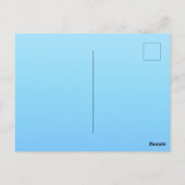 強力な捕食者の雪の荒野の寒い美しい ポストカード (裏面)