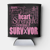 強力な描写がんを克服した人 缶クーラー (正面)