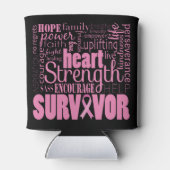 強力な描写がんを克服した人 缶クーラー (裏面)