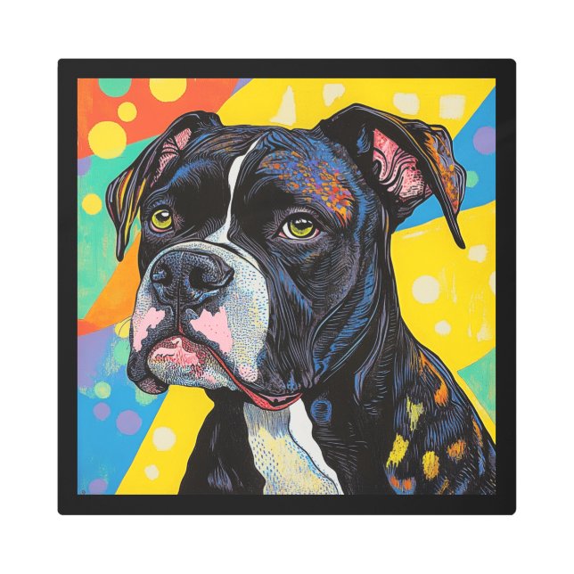 強力な杖のコルソポップ・アートのアート メタルプリント (正面)