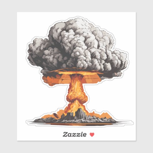 強力な核爆発 シール (シート)