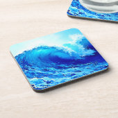 強力な海波サージデザイン コースター (左側)